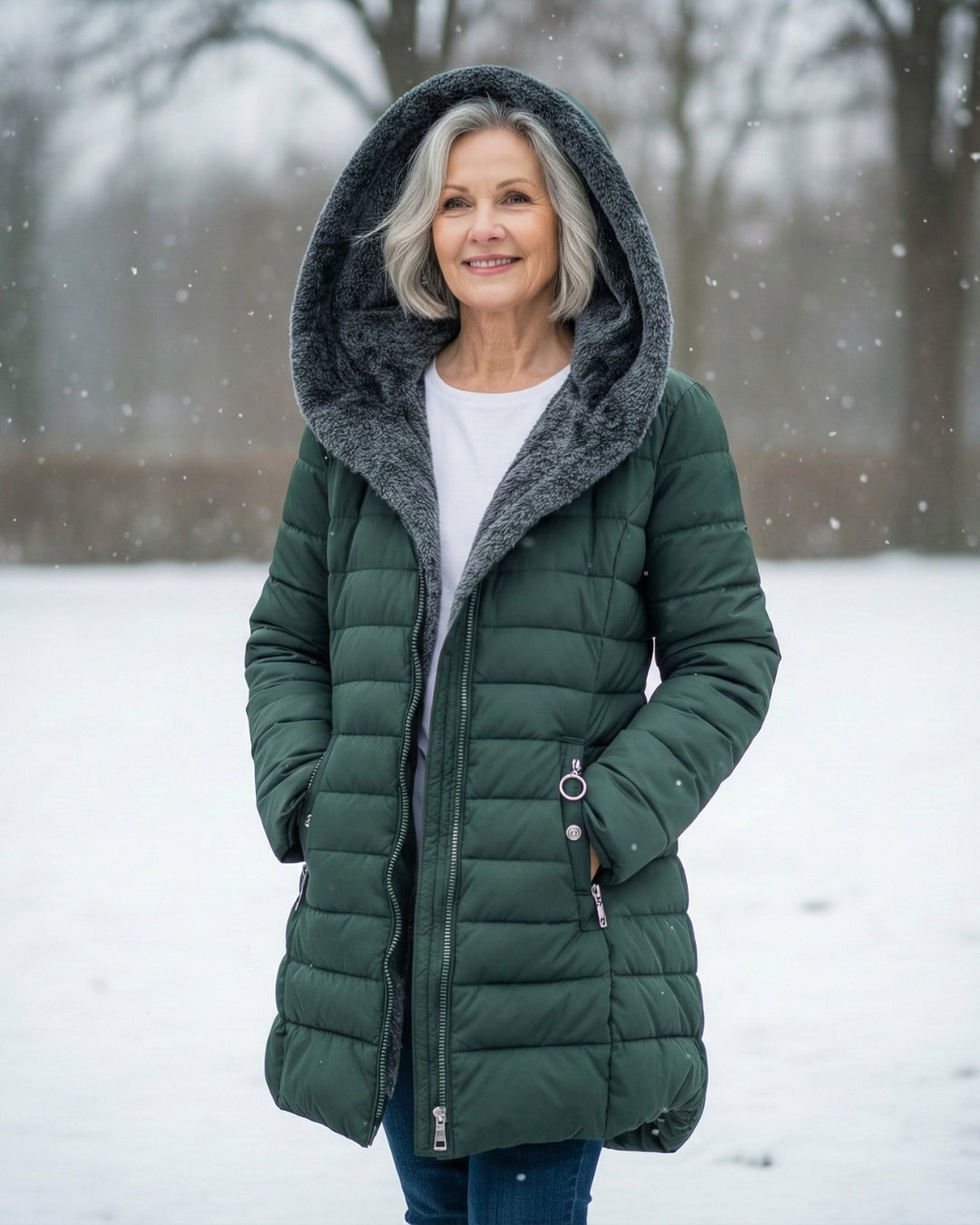 Clair | Manteau Puffer Doublé en Fleece