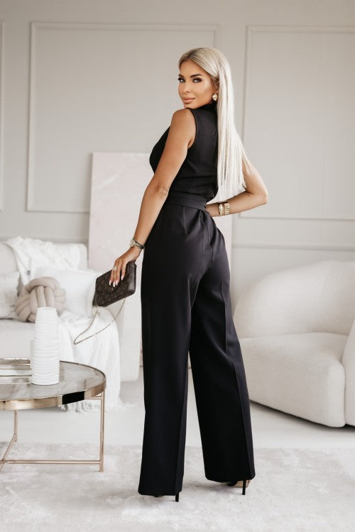 Isa | Sophisticated V-Neck Jumpsuit