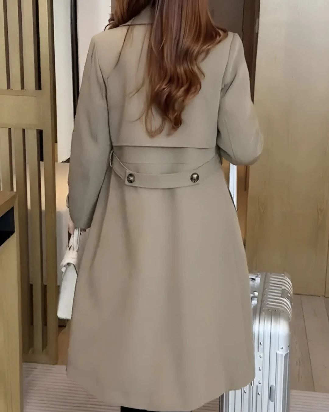 Women's Double Breasted Trench Coat