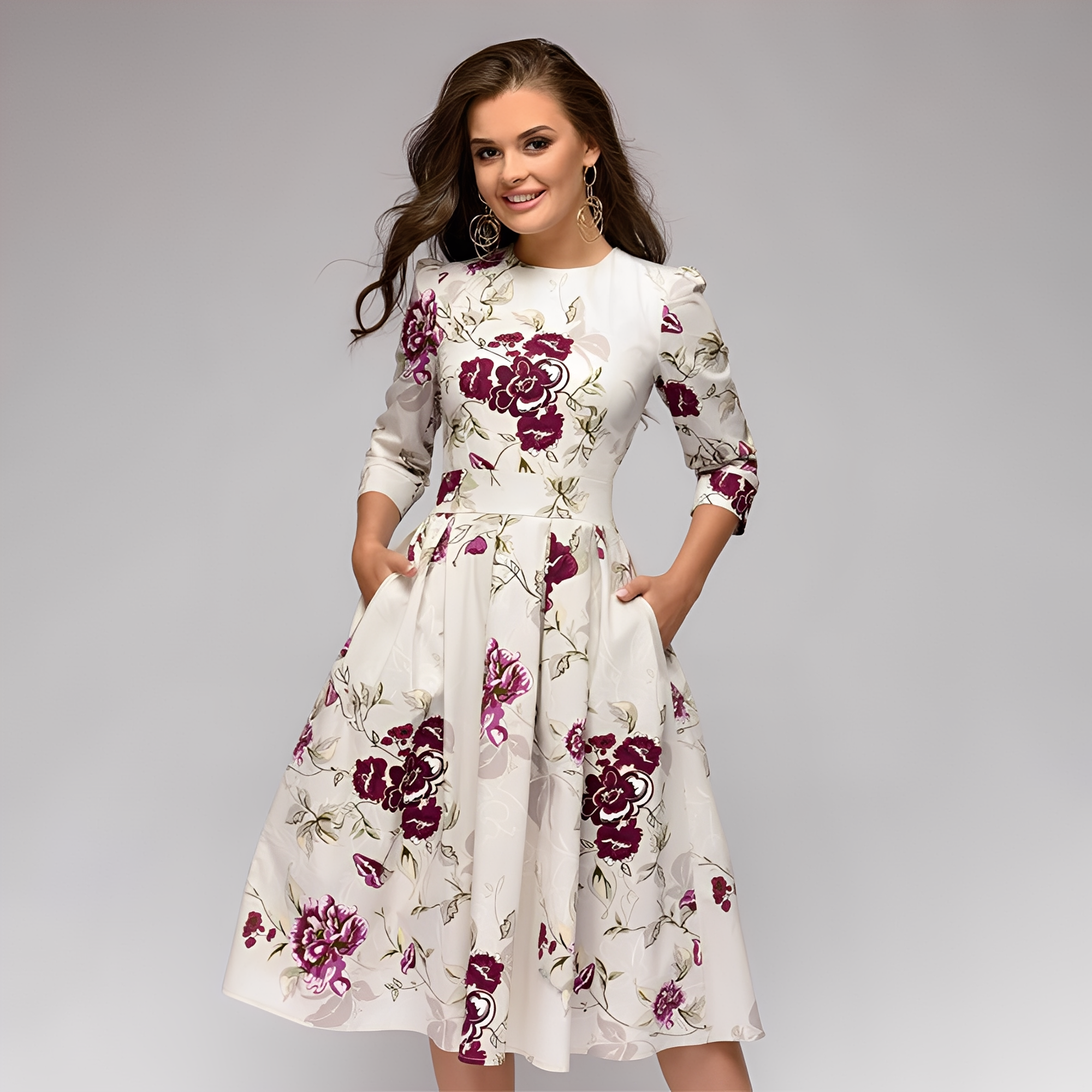 Elisabeth - Floral Pattern Dress