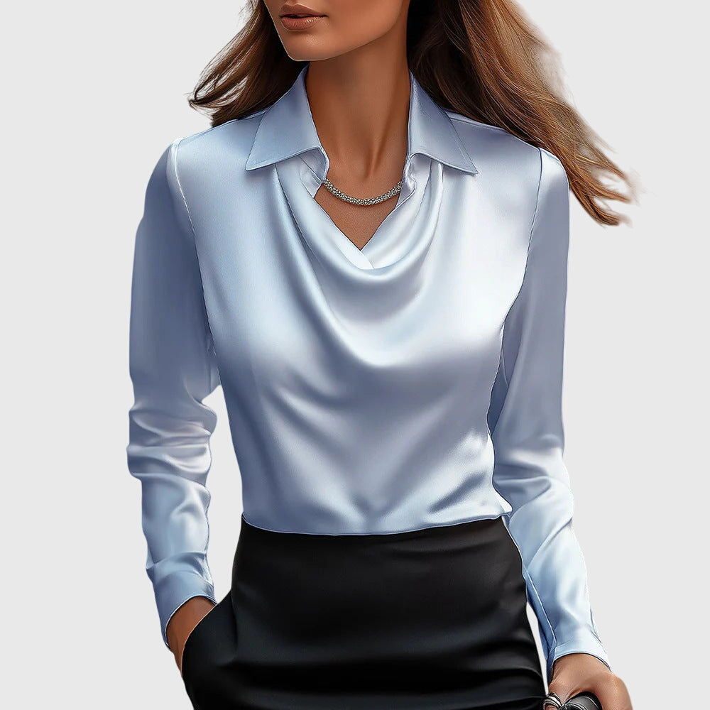 Brooklyn – Elegant Satin Blouse