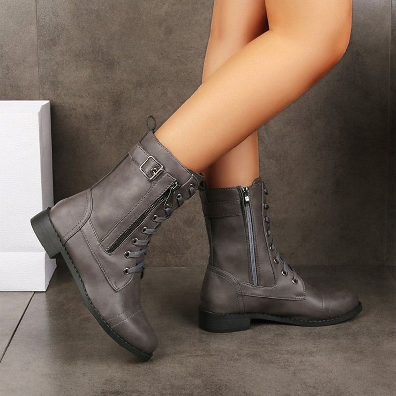 Marie | Women’s Lace-Up Leather Boots