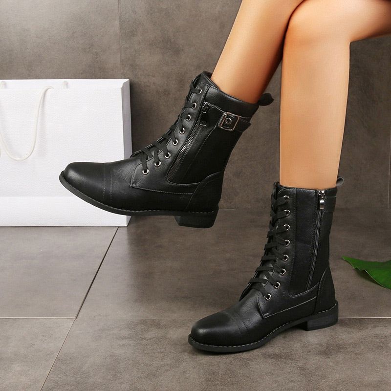 Marie | Women’s Lace-Up Leather Boots