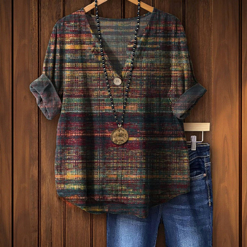 Colorful Vintage Blouse