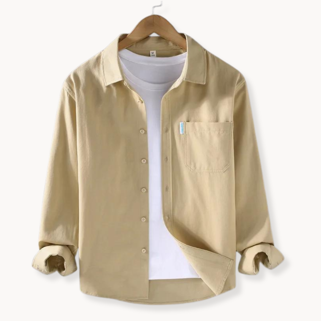  Jaroel | Casual Chest-Pocket Shirt