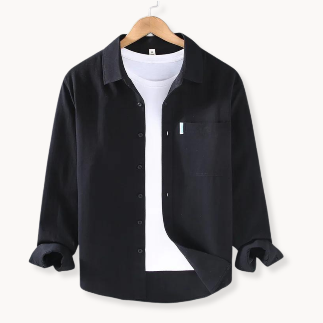  Jaroel | Casual Chest-Pocket Shirt