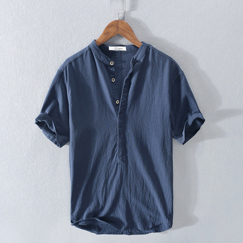 Timon | Stand Collar Shirt