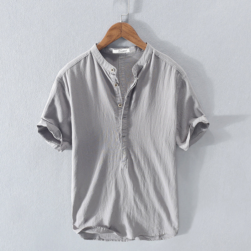 Timon | Stand Collar Shirt