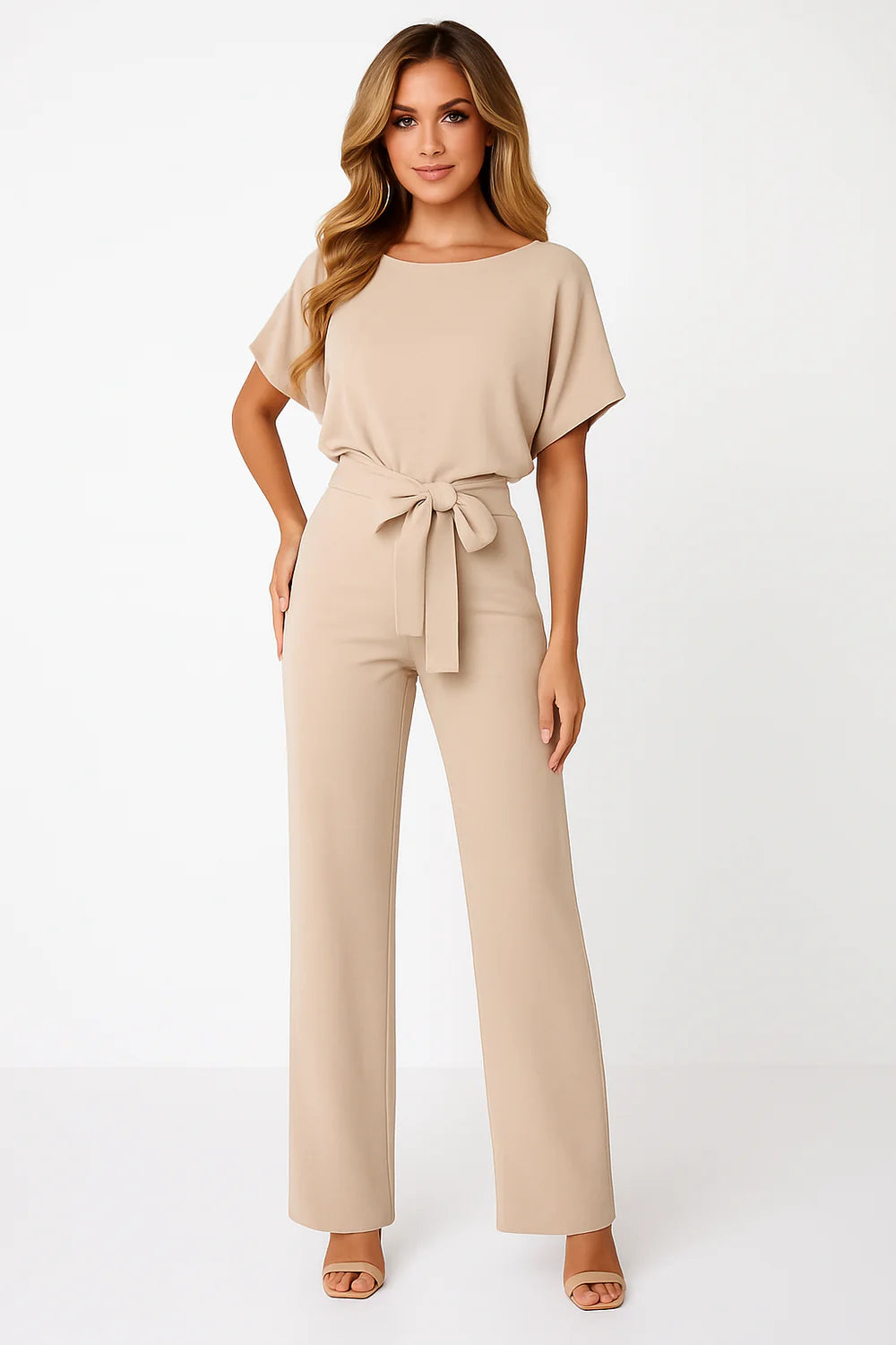Renilda | Chic Belted Jumpsuit