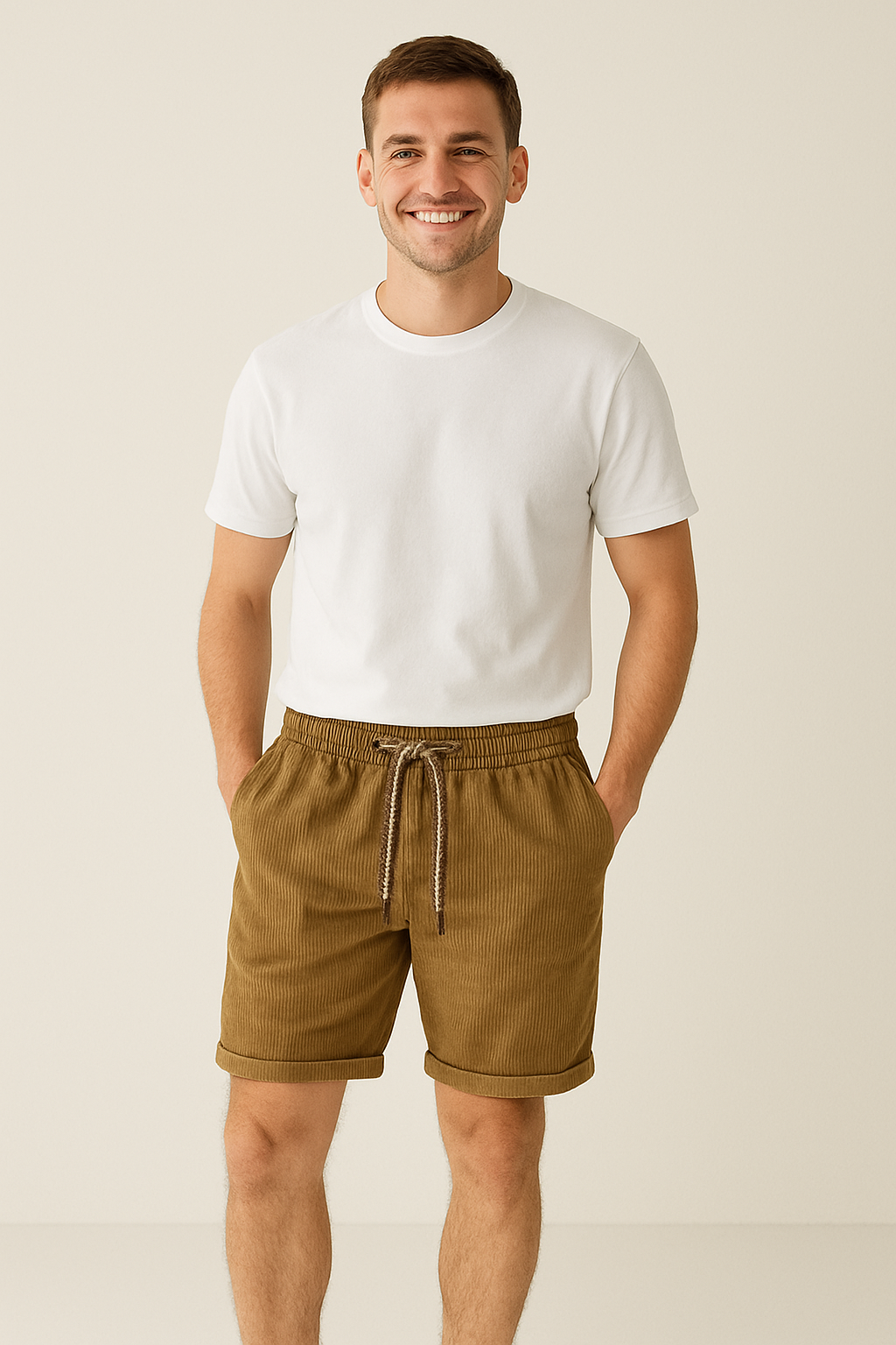 Brayden | Relaxed Corduroy Shorts