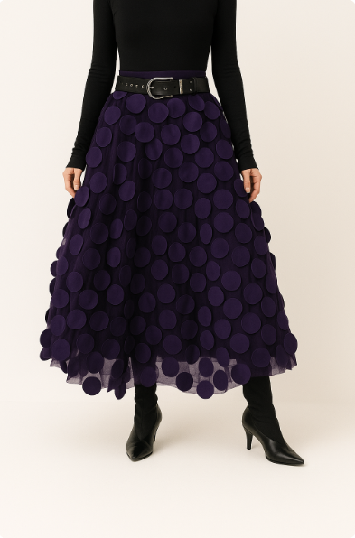 Doralinde | Flowy A-Line Maxi Skirt