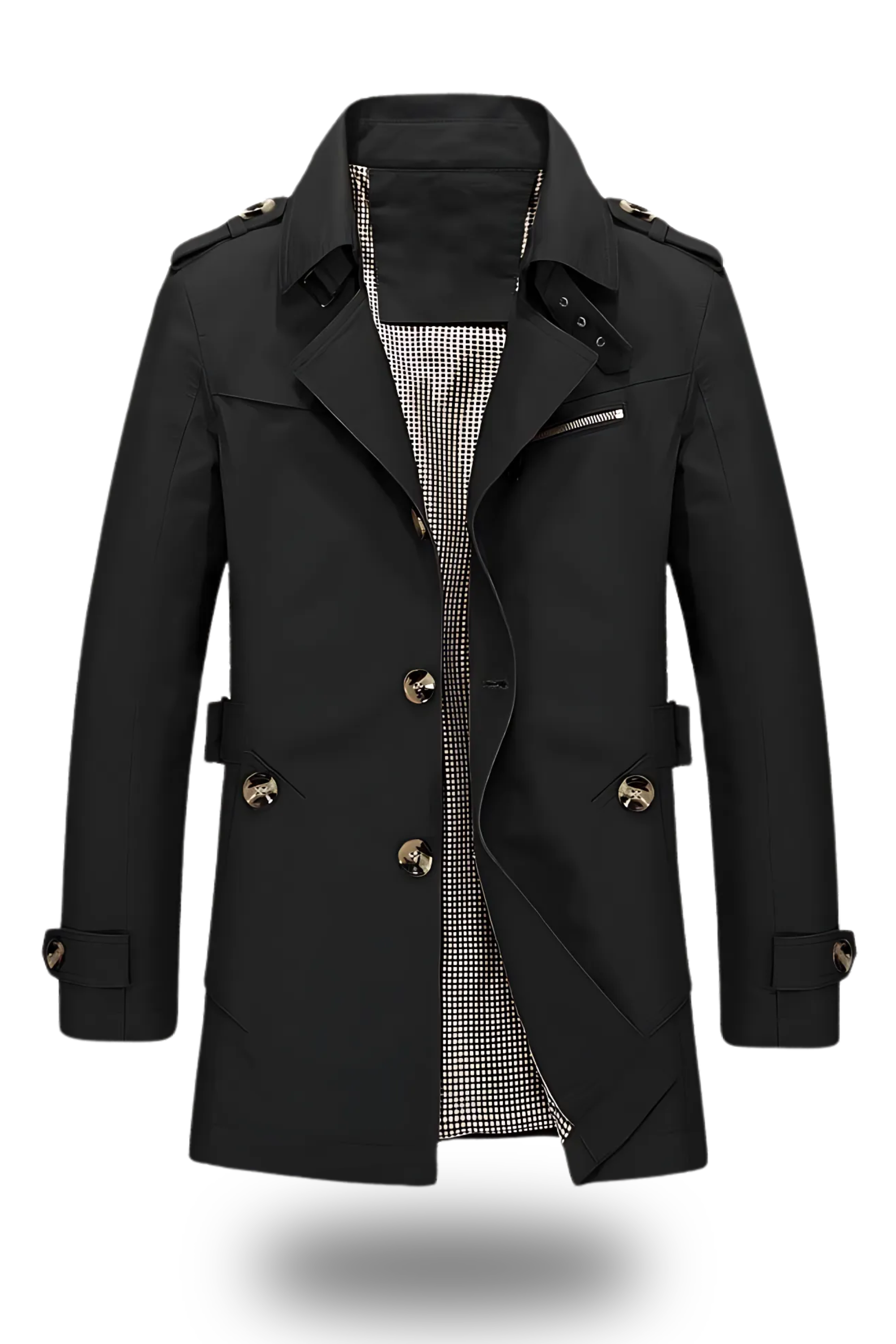 Milan | Classic Fold-Collar Trenchcoat