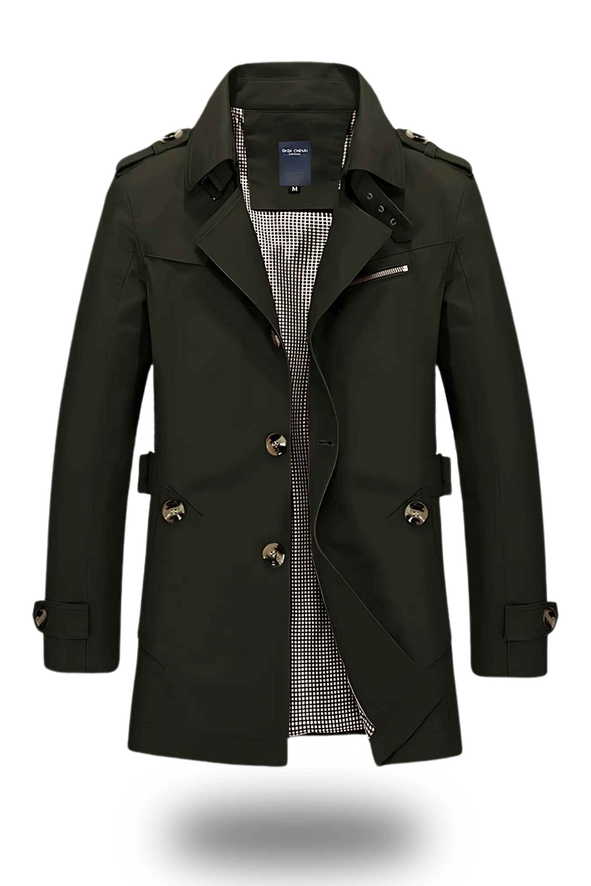 Milan | Classic Fold-Collar Trenchcoat