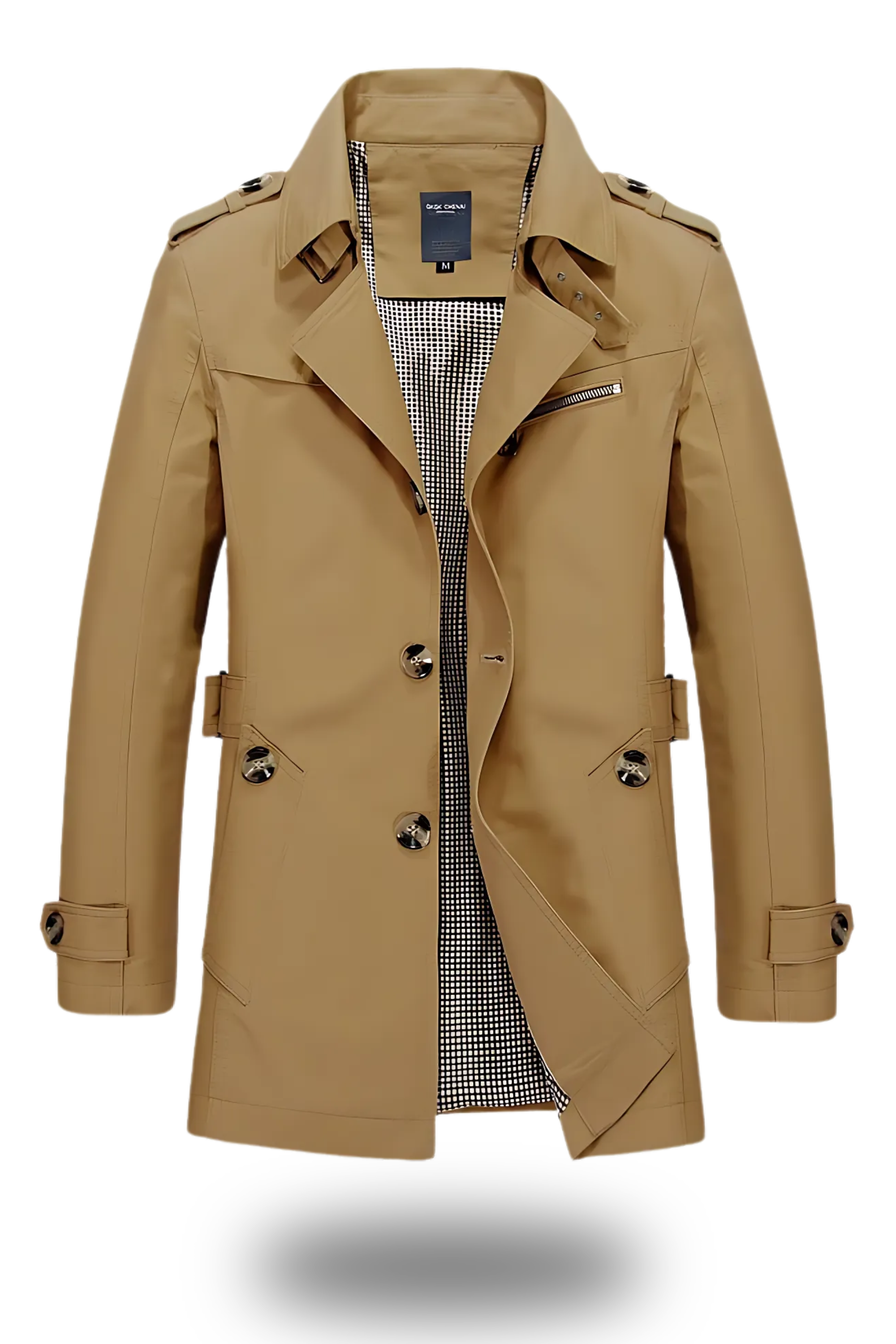 Milan | Classic Fold-Collar Trenchcoat