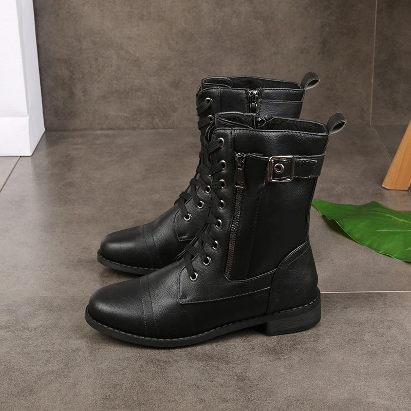 Marie | Women’s Lace-Up Leather Boots