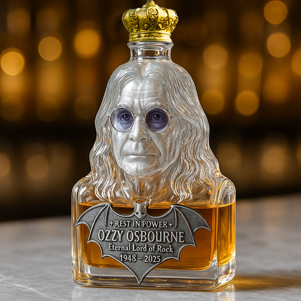 🖤Preserved in Glass — Whisky Bottle in Tribute to Ozzy Osbourne