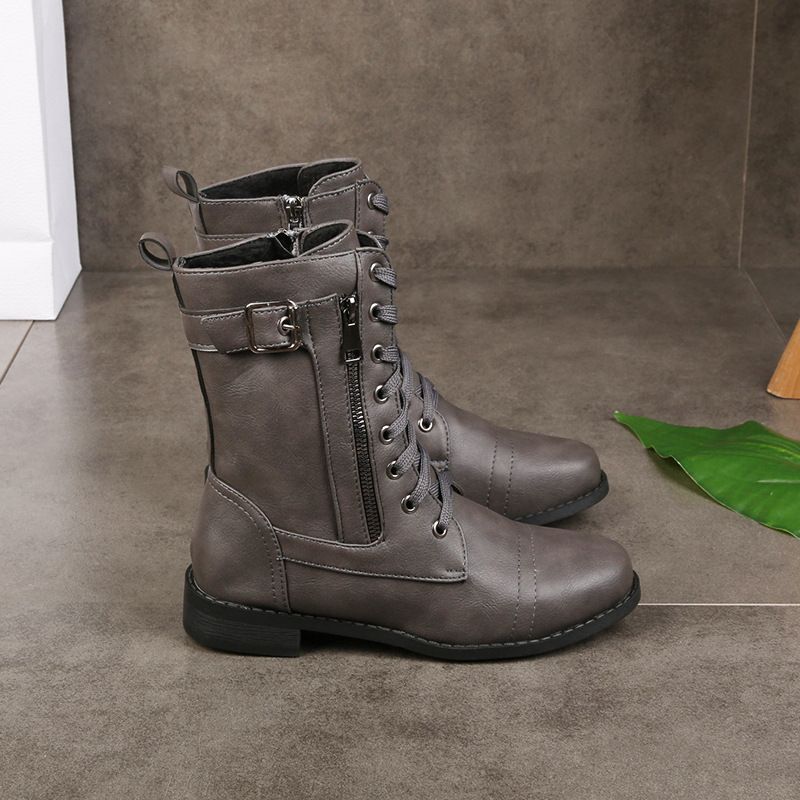 Marie | Women’s Lace-Up Leather Boots