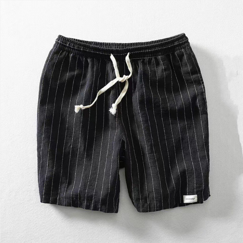 Niven | Cool Fit Striped Drawstring Shorts