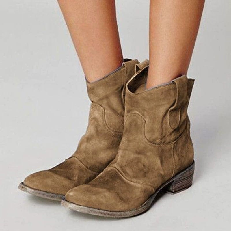 Lyla Ridge Suede Western Boots