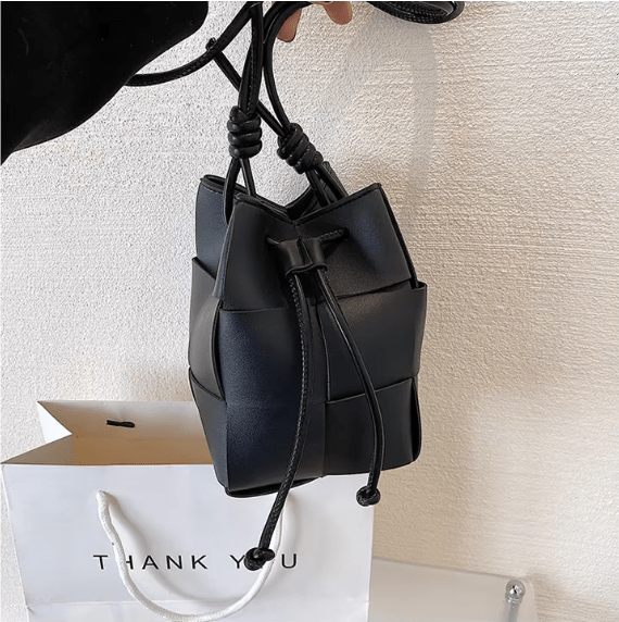 Tessara | Polished Crossbody Bucket Bag
