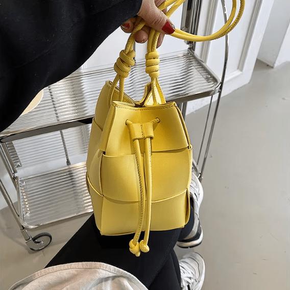Tessara | Polished Crossbody Bucket Bag
