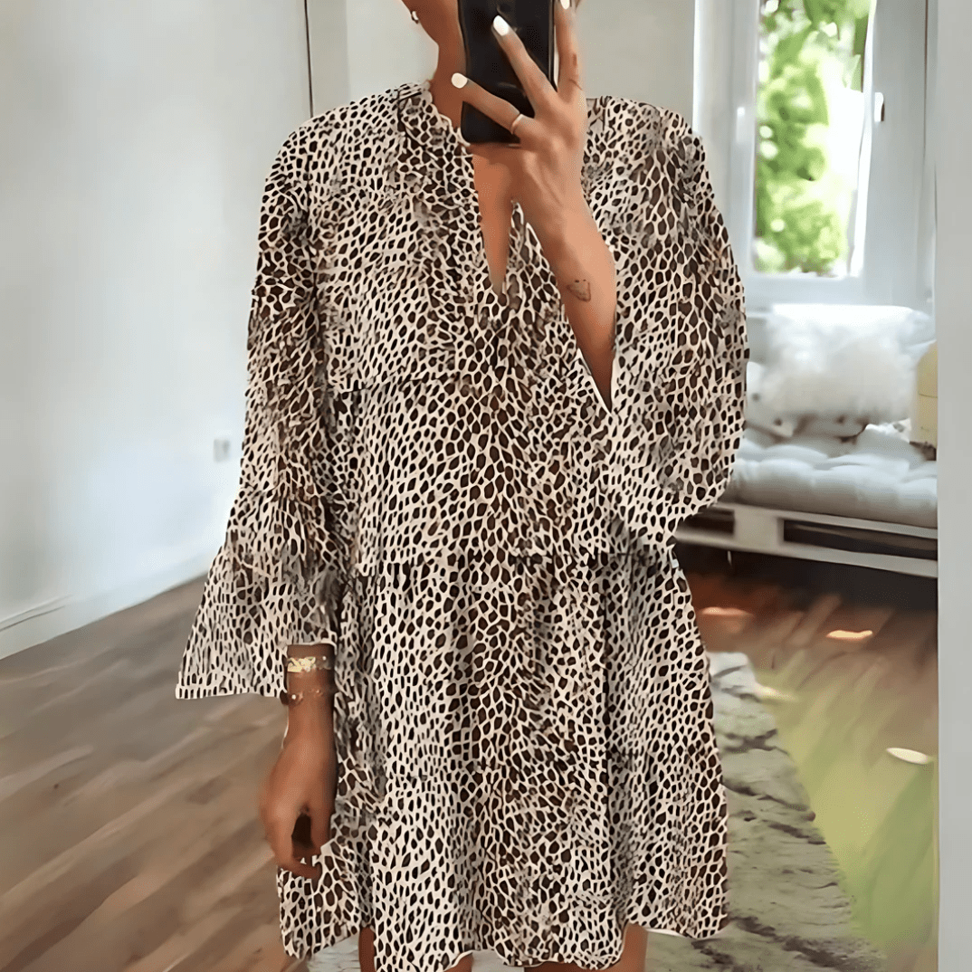 Lorayne | Leopard Print Dress
