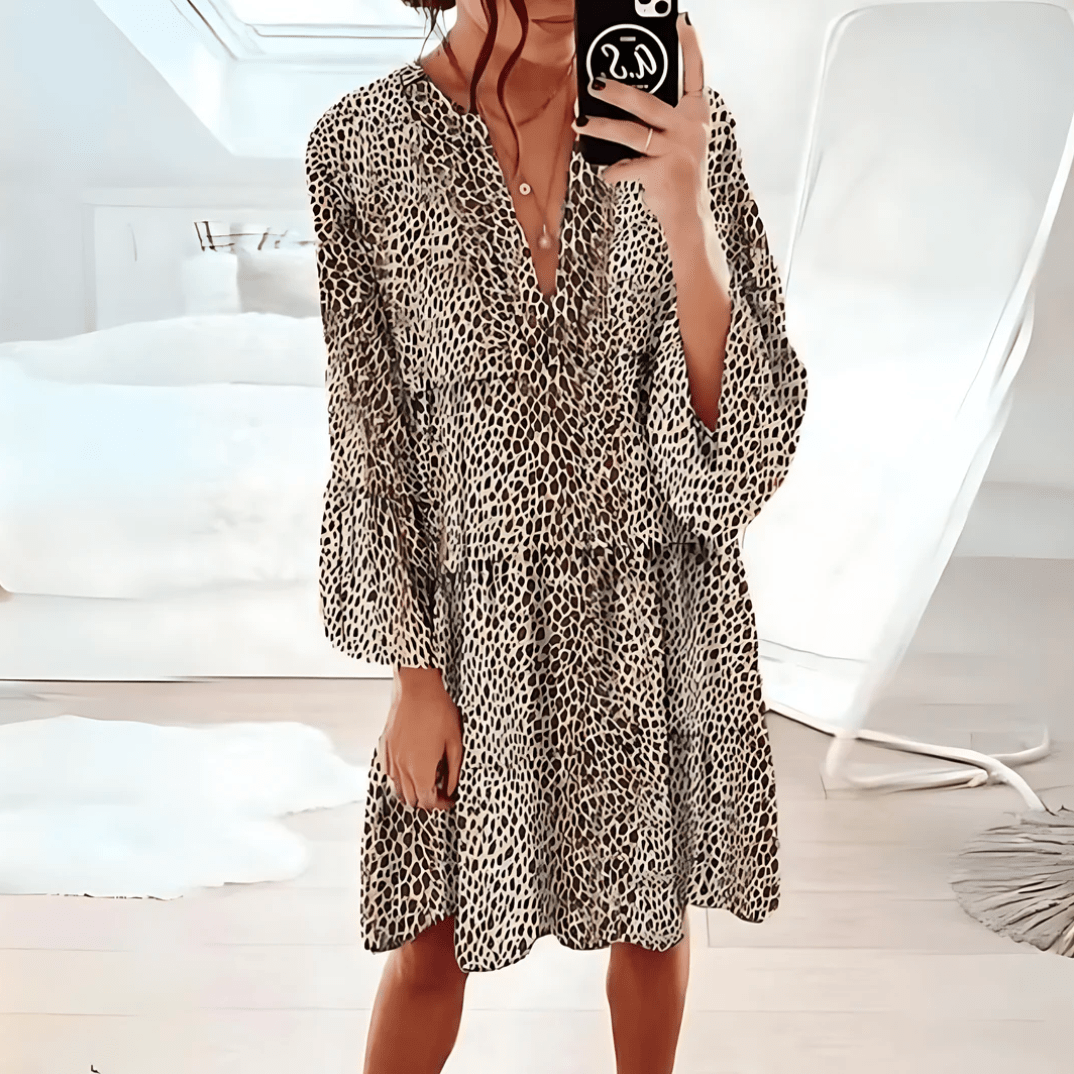 Lorayne | Leopard Print Dress