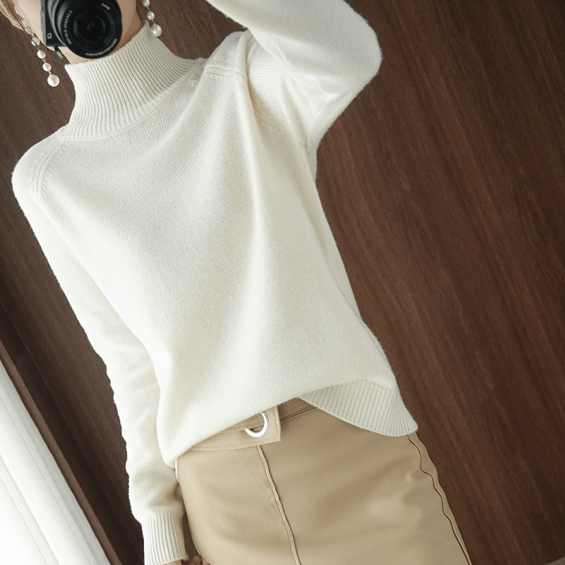 Leandra  | Sophisticated Clean Cut Turtleneck