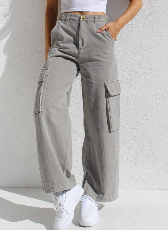 Corrine | Relaxed Wide-Leg Cargo Pants