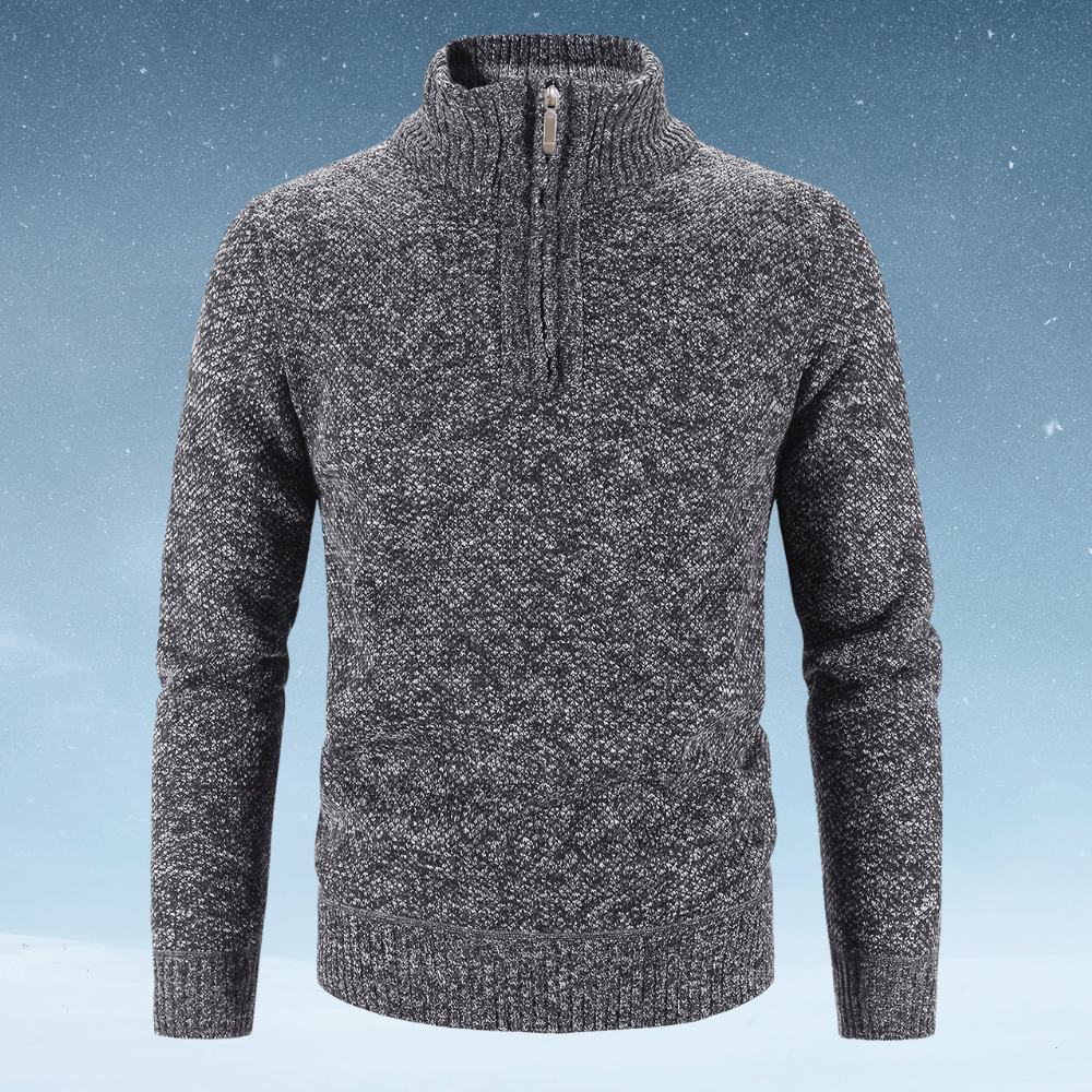 Idris | Cozy Half-Zip Thermal Sweater