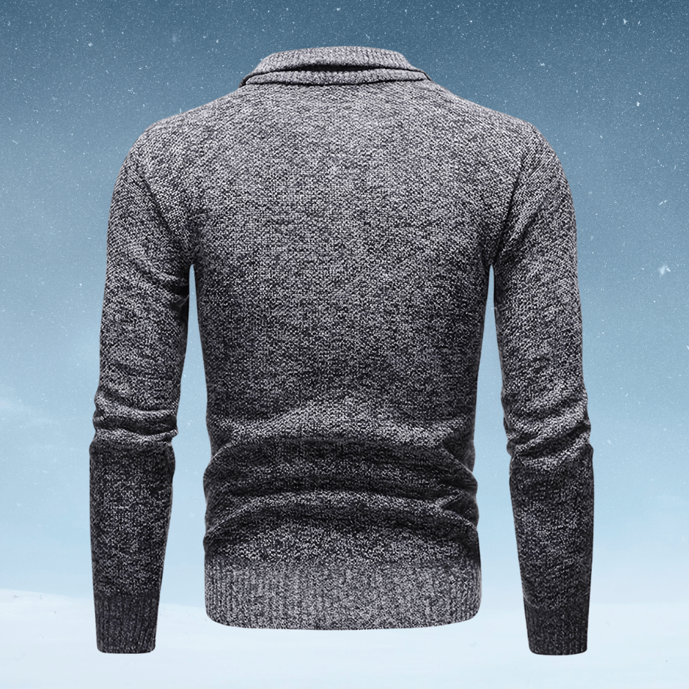 Idris | Cozy Half-Zip Thermal Sweater