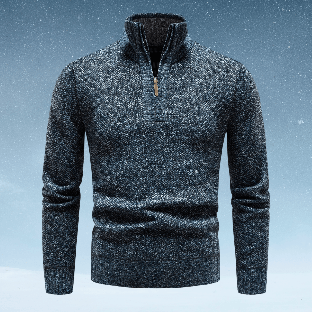 Idris | Cozy Half-Zip Thermal Sweater