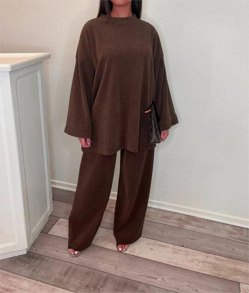 Malvie | Ribbed Loungewear Set