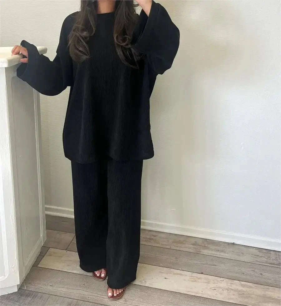 Malvie | Ribbed Loungewear Set