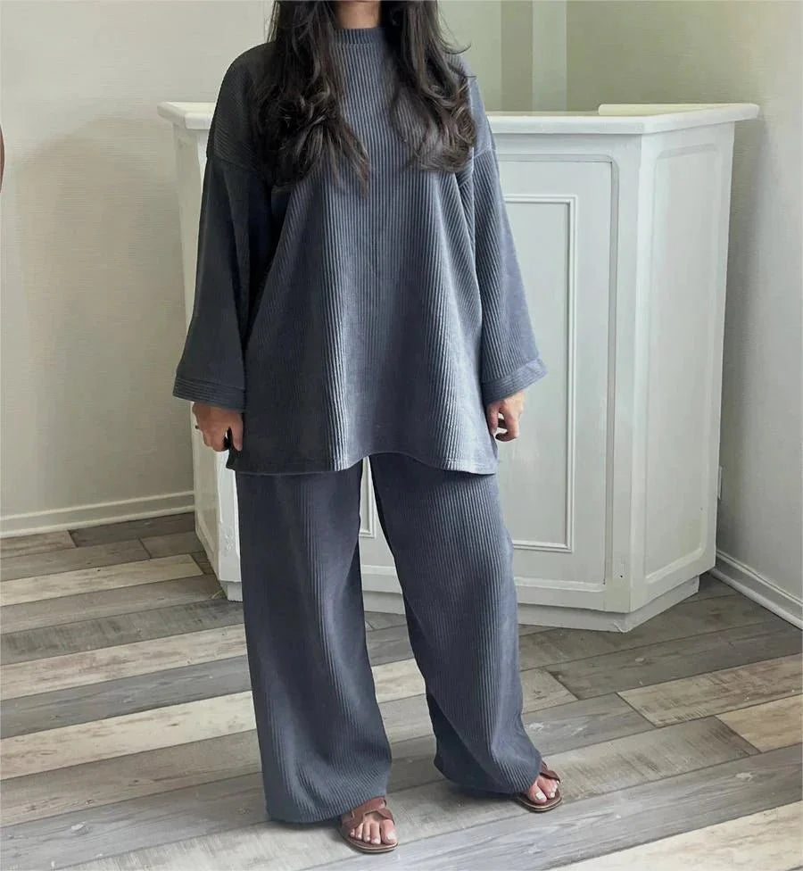 Malvie | Ribbed Loungewear Set