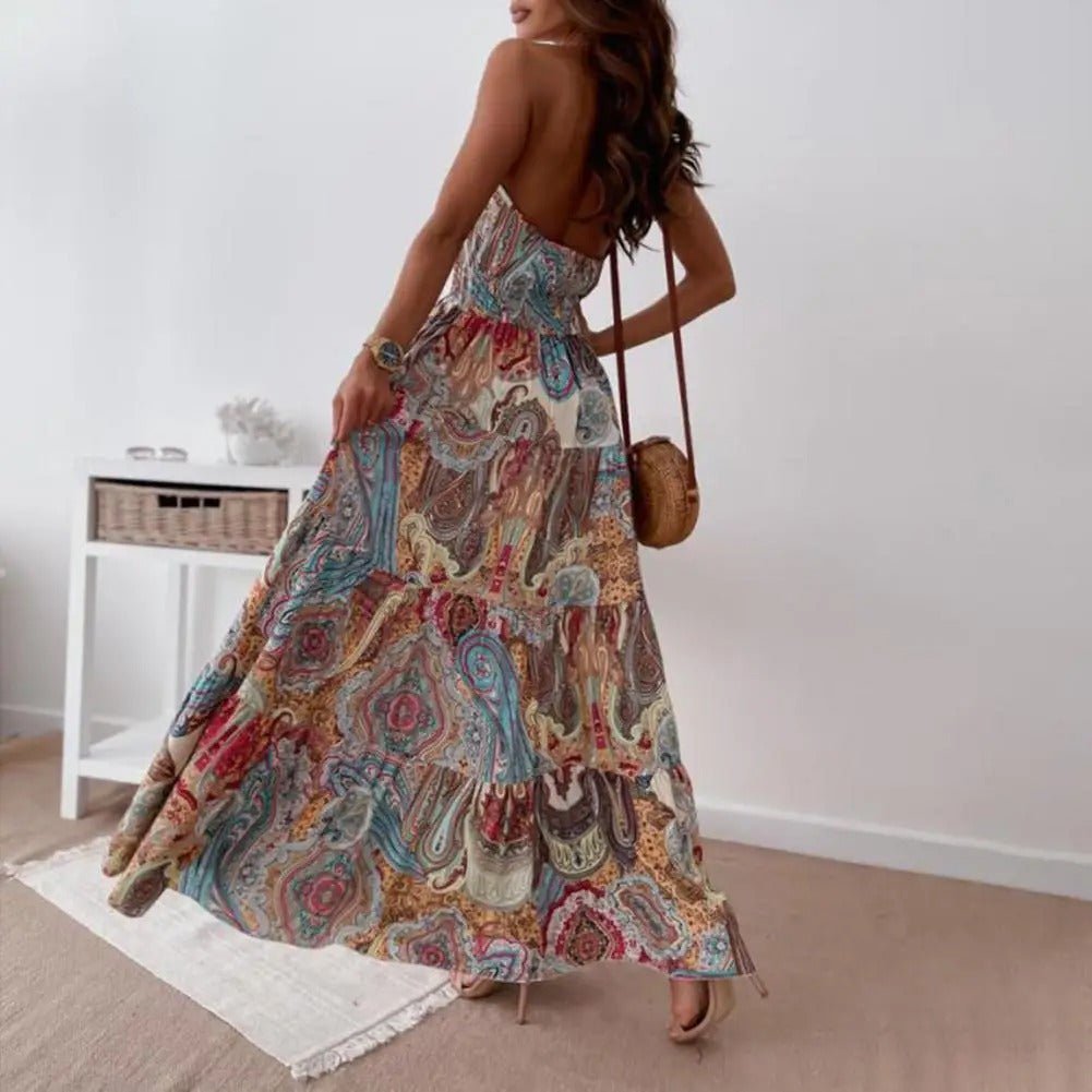 Revaya | Breezy Printed Gown