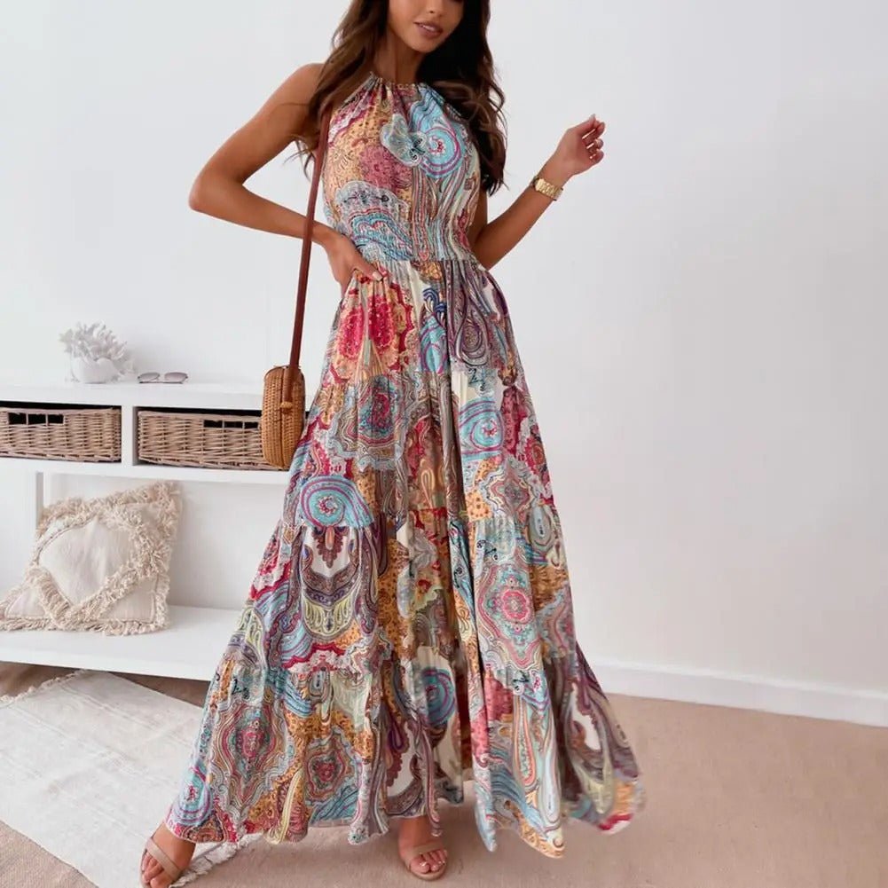 Revaya | Breezy Printed Gown
