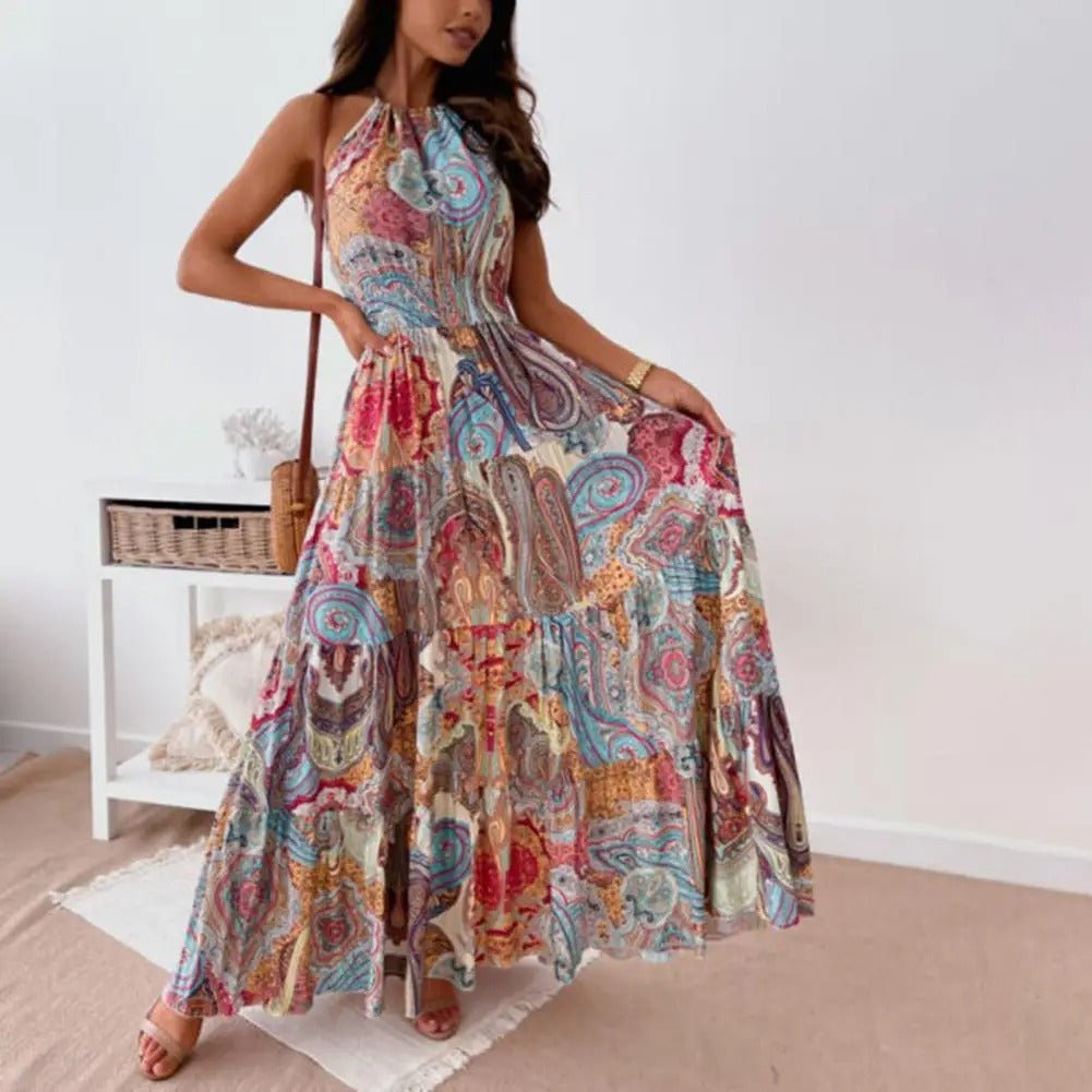 Revaya | Breezy Printed Gown