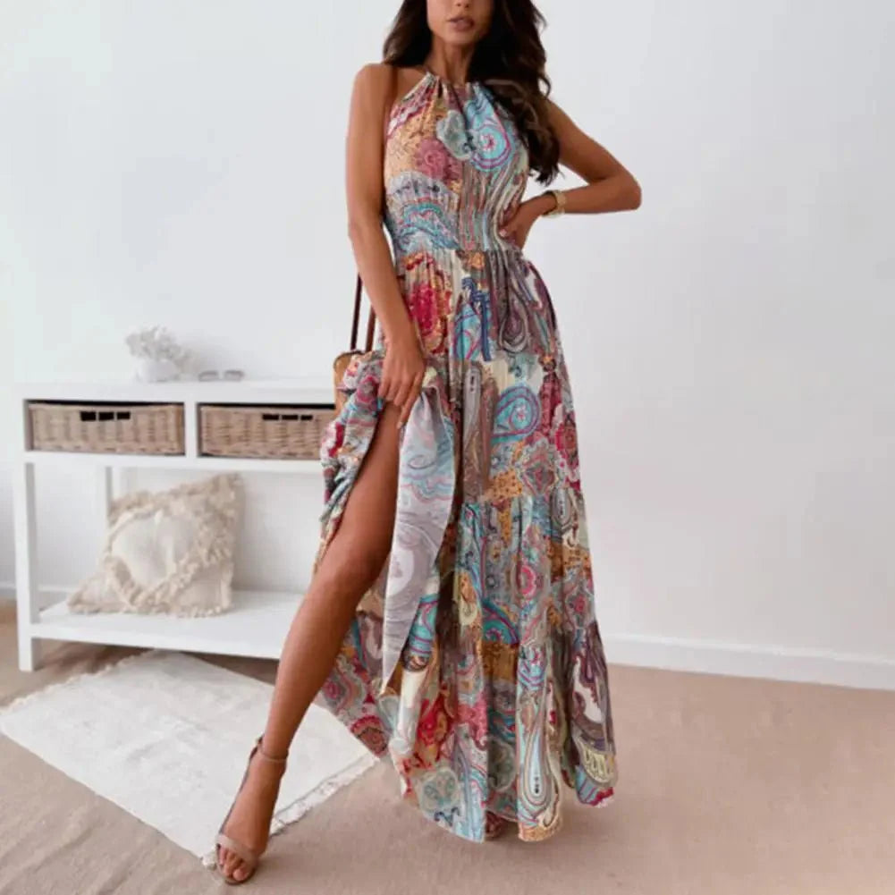 Revaya | Breezy Printed Gown