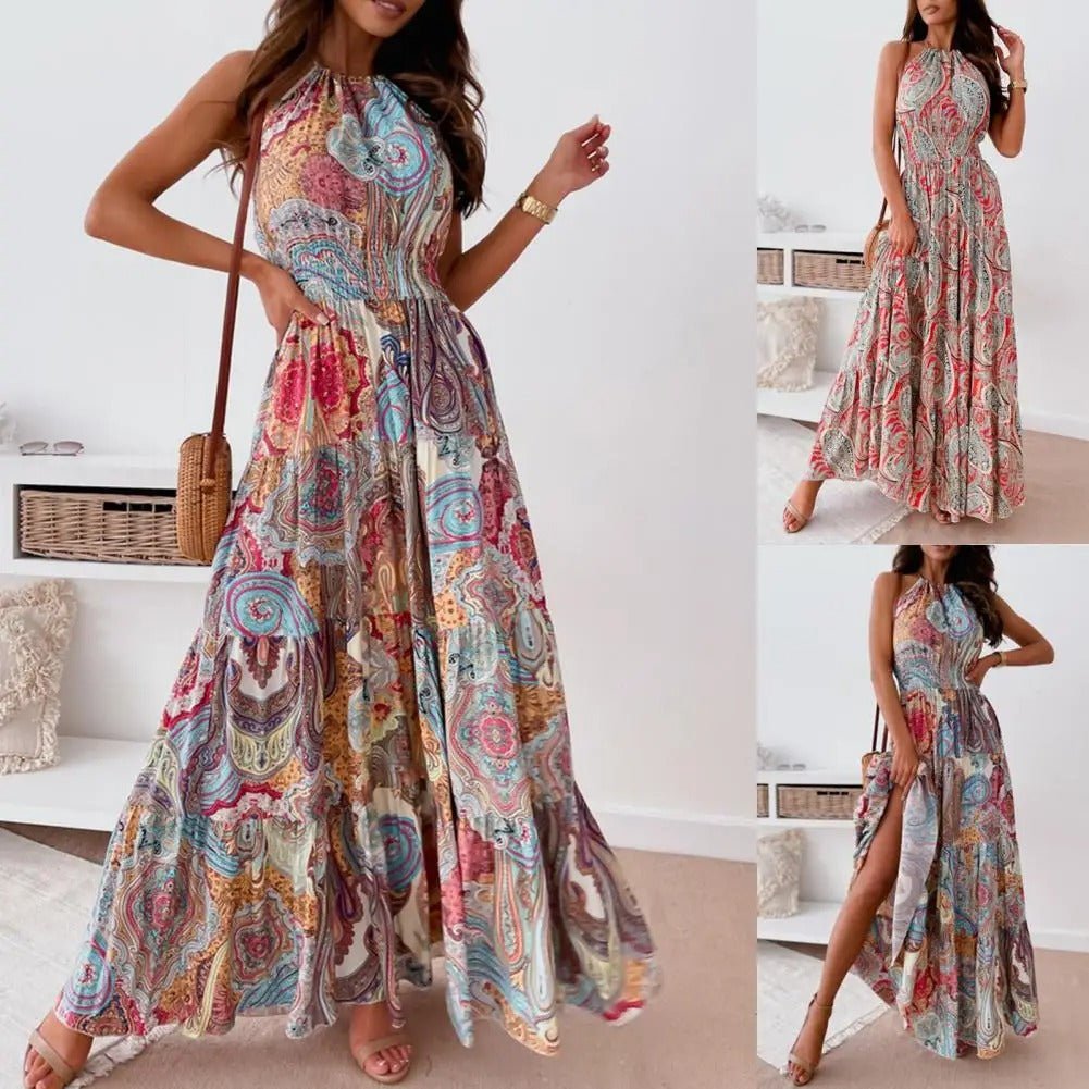 Revaya | Breezy Printed Gown