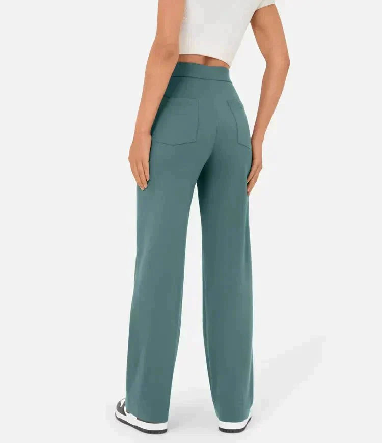 Virelsa | High-Waisted Stretch Trousers