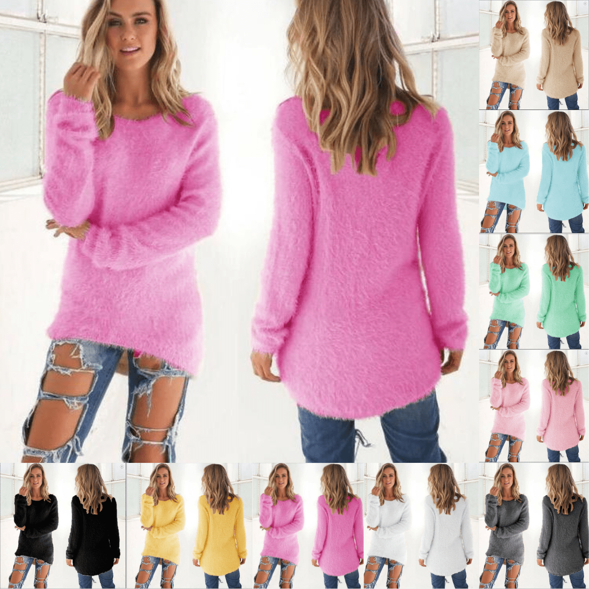 Velura | Fluffy Knit Pullover