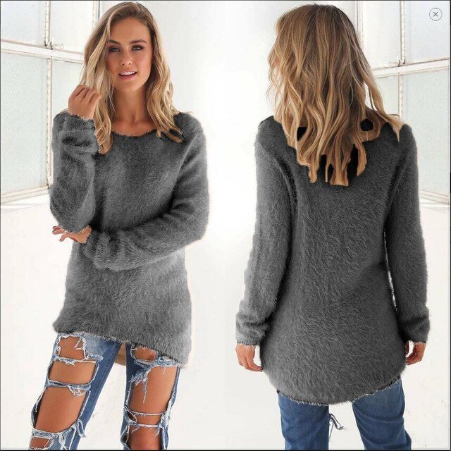 Velura | Fluffy Knit Pullover