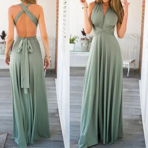 Claudissa | Wrap Maxi Style Dress