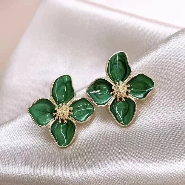 Novelle | Charming Glazed Flora Earrings
