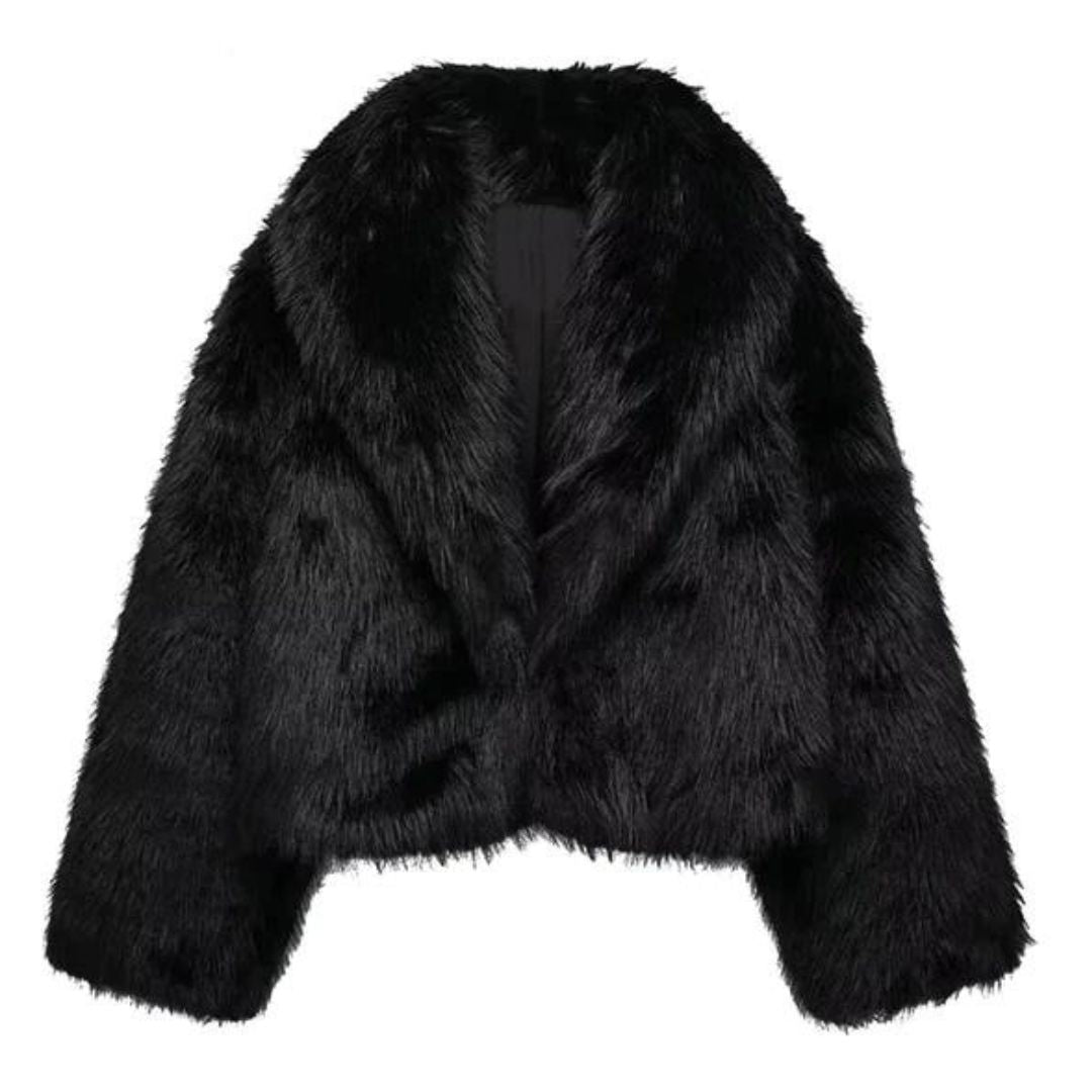 Veyla | Elegant Faux Fur Coat