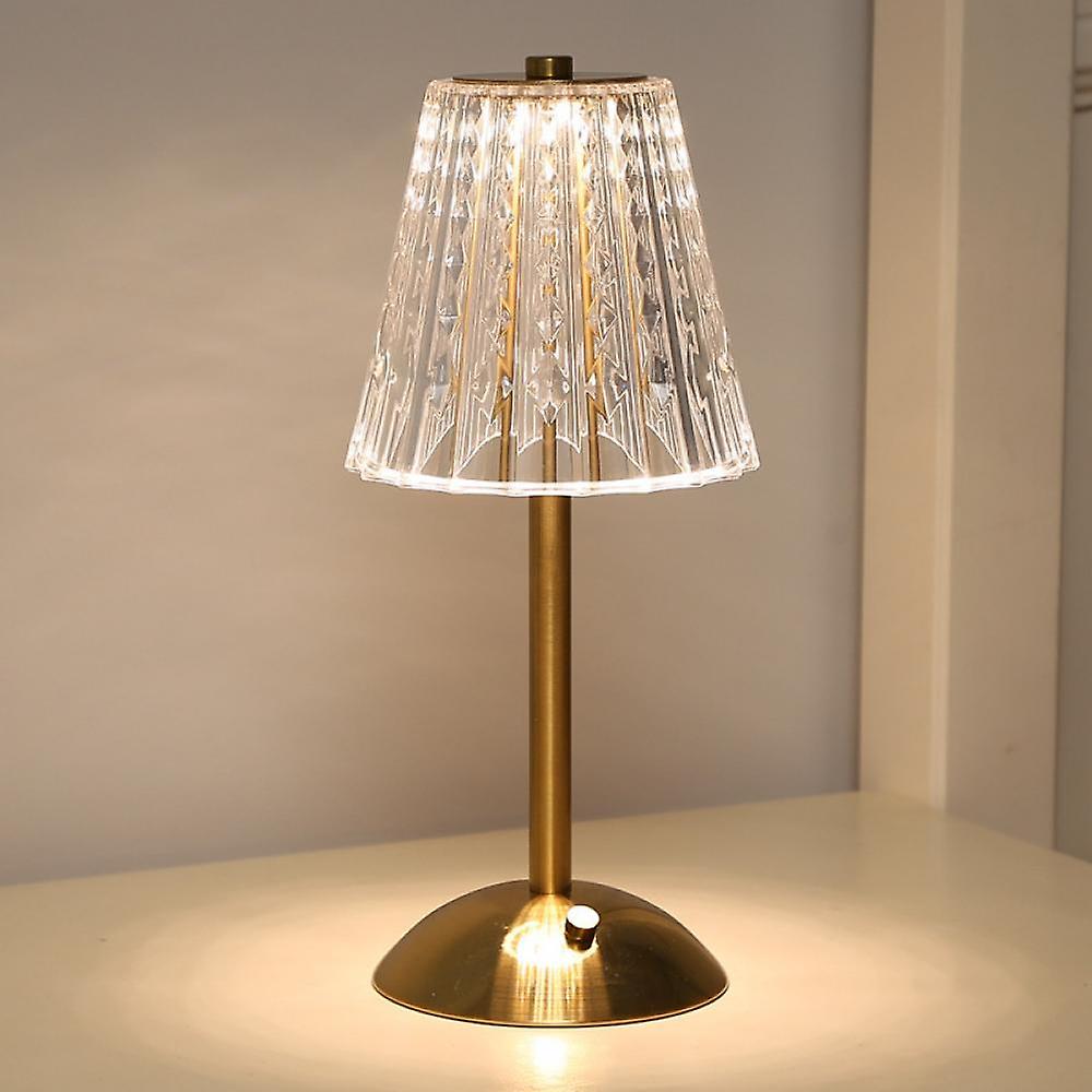 Pharos | Elegant Gold-Crystal Table Lamp