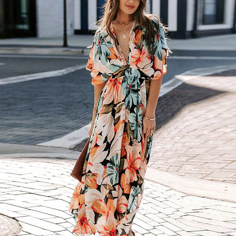 Philine | Floral Maxi Dress