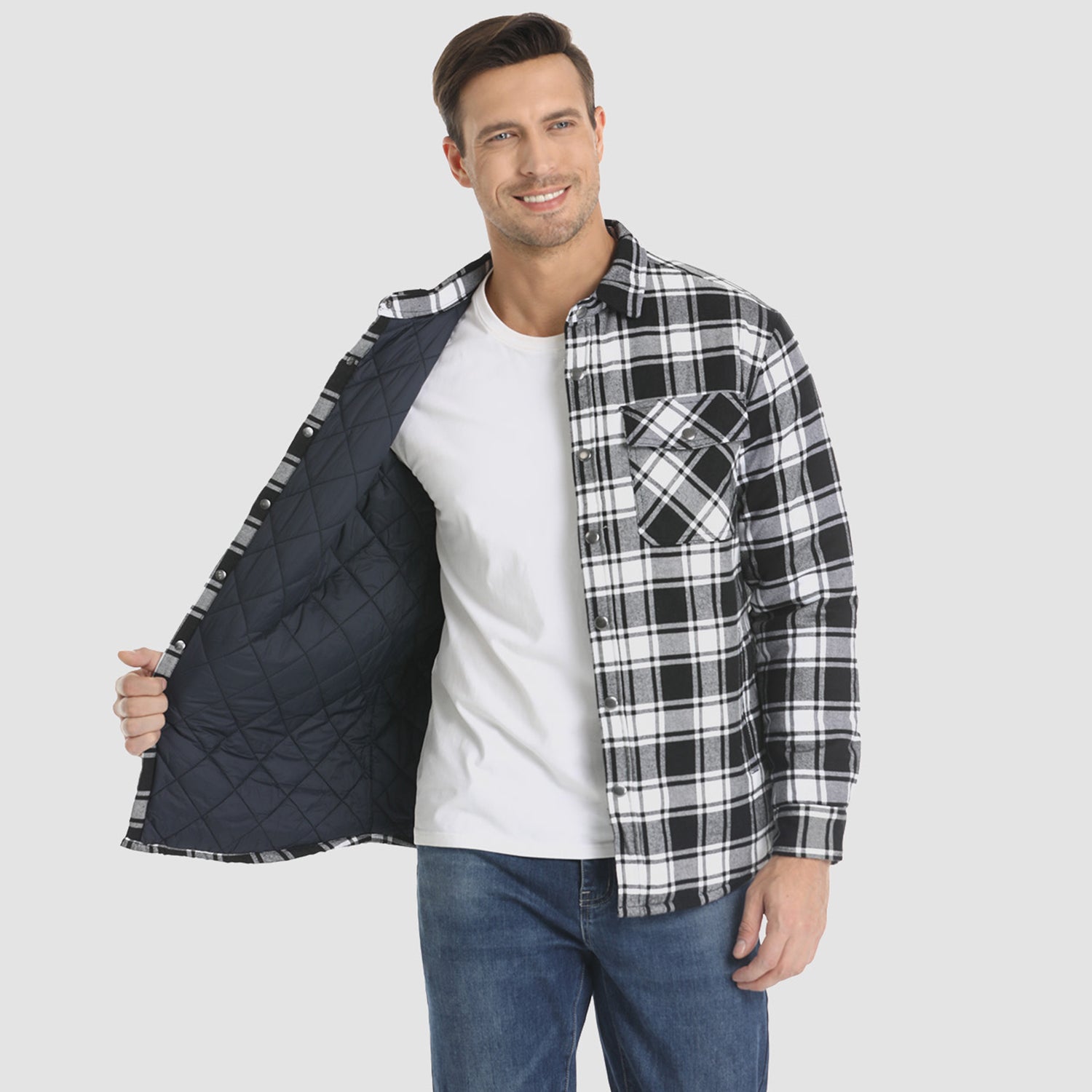 Bravien | Checkered Casual Jacket