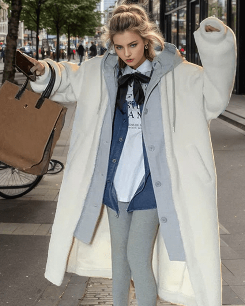 Elberin | Hooded Fleece-Lined Coat